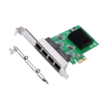 PCIe x1 to 4-port Gigabit Ethernet Card (RTL Chipset)