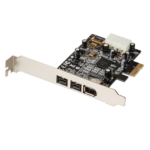 PCI-E 2 x 1394B + 1 x 1394A FireWire Controller Card