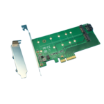 PCIe x4 to NGFF (PCIe) SSD + SATA to NGFF (SATA) Card (3.3V, 12V) 1B1M
