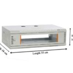 2U Wall Mount Rack with Lock & Keys