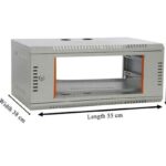 4U Wall Mount Rack with Lock