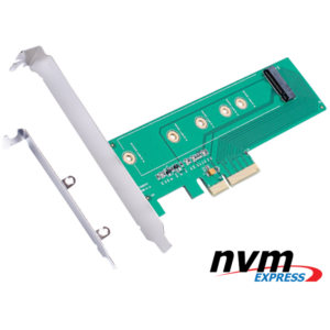 PCIe 3.0 x4 to M.2 PCIe NVMe SSD Card (M-Key)