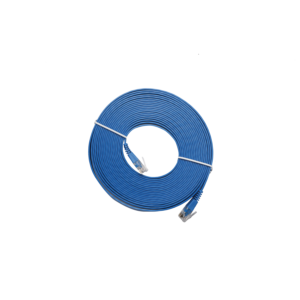 Cat6 Ultra-Thin Flat Ethernet Patch Cable – 5m Blue