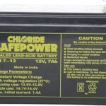 Exide 12V 7AH battery
