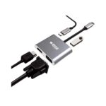 USB Type-C to 4 in 1 Dual Display Multiport Hub