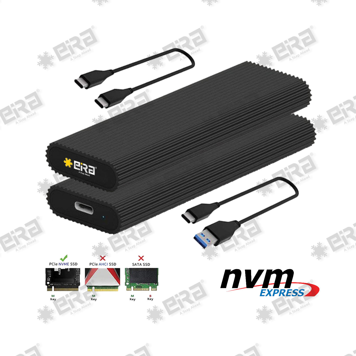 SSD Casing (USB3.1 Type-C Gen2 to M.2 PCIe NVMe)