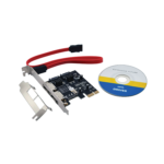 PCIe x1 to eSATA + SATA III (2 Internal/2 External)