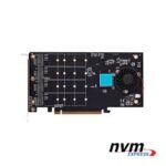 ER3049 PCI 3.0 X16 to 4 X M-KEY NVME (64GB/S)