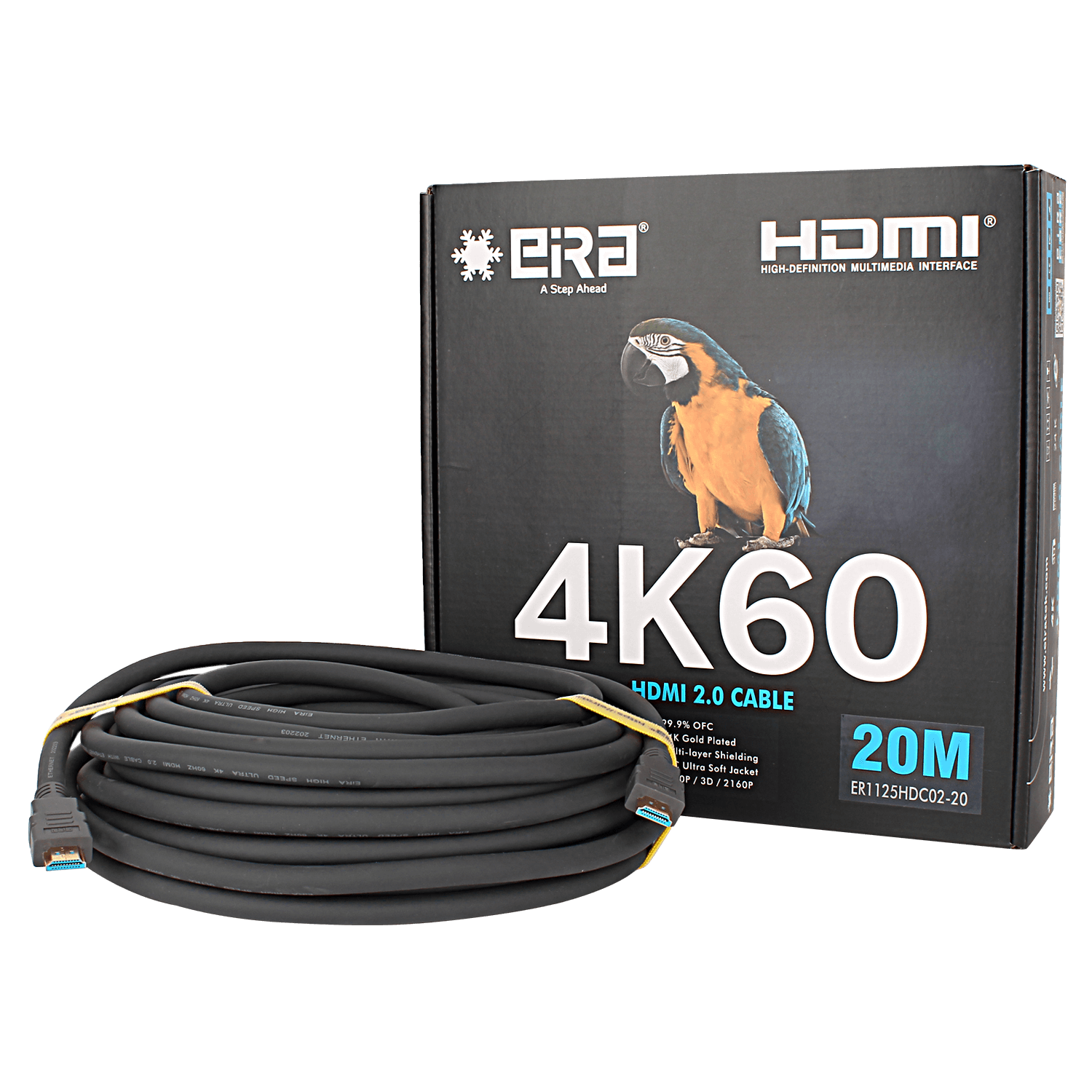 ER1125HDC02 High Speed Ultra 4K 60Hz HDMI 2.0 Cable – 20m