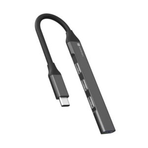 Portronics POR 1485 Mport 31C -4 Port Type C Hub (Grey)