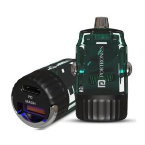 Portronics POR 1875 Car Power View(USB+PD) (Black)