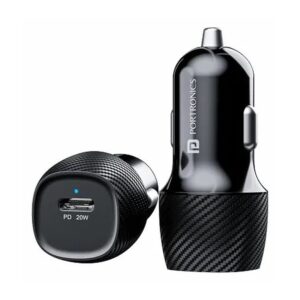 Portronics POR 1984 Car power 18(PD) (Black)