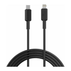 Portronics POR 2115 Konnect Link - USB to 8 pin Cable (Black)