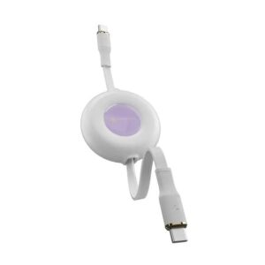 Portronics POR 2272 Konnect Recoil - 100W Charging cable (C-C) (White)