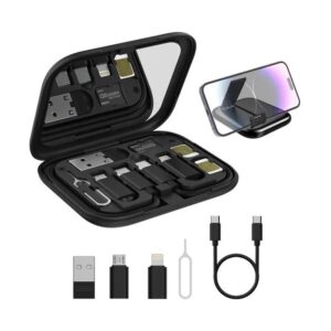 Portronics POR 2579 SnapCase - Multifunctional (Black)