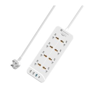Portronics POR 2848 Power Plate 23 (White)
