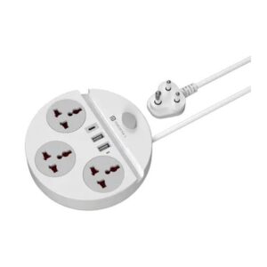 Portronics POR 3483 Power Plate 5 Pro (White)
