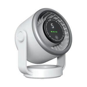 Portronics POR 3574 ToofanX - Table & Hanging Fan with Smart Display (White)